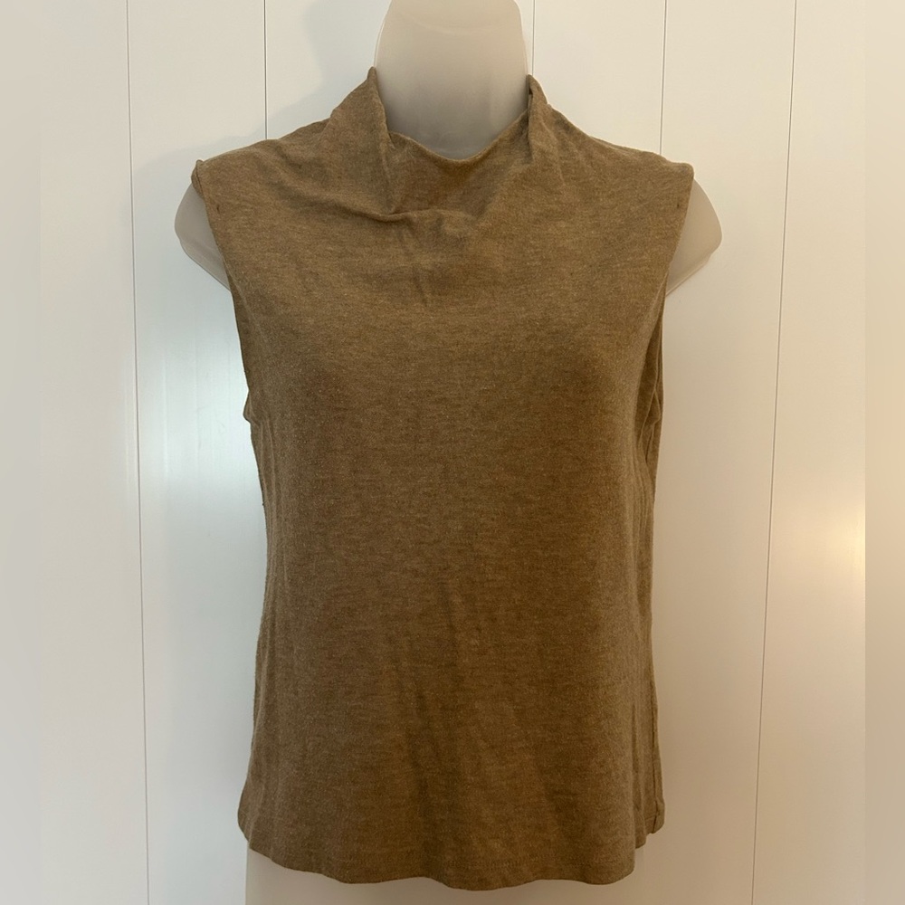 VINCE Sleeveless Tan Top